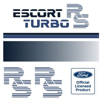 Kit Autocollants Ford Escort MK3 RS Turbo série 1