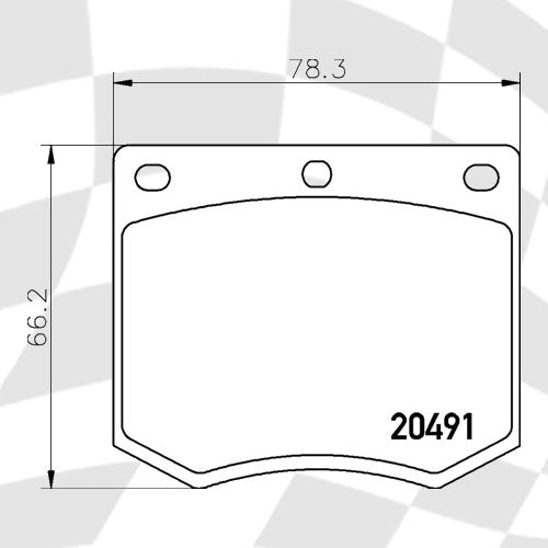 Plaquettes Freins Mintex MGB633 Ford Marcos TVR Chevrolet Triumph Talbot Rover Panther Morgan Lotus Ginetta