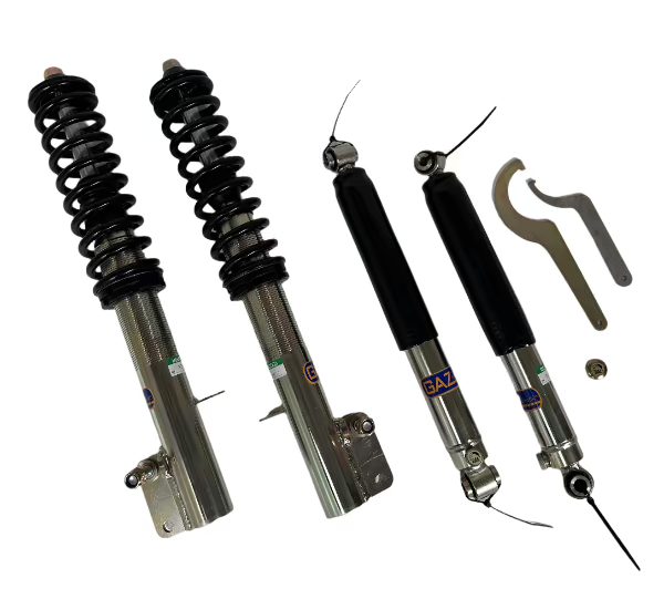 Kit Amortisseurs Combinés Filetés Réglables GAZ Shocks GHA pour Porsche 944