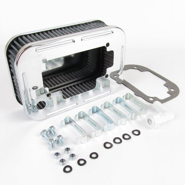 Filtre à air chrome 45mm Carburateur WEBER DGV/DGAV/DGEV