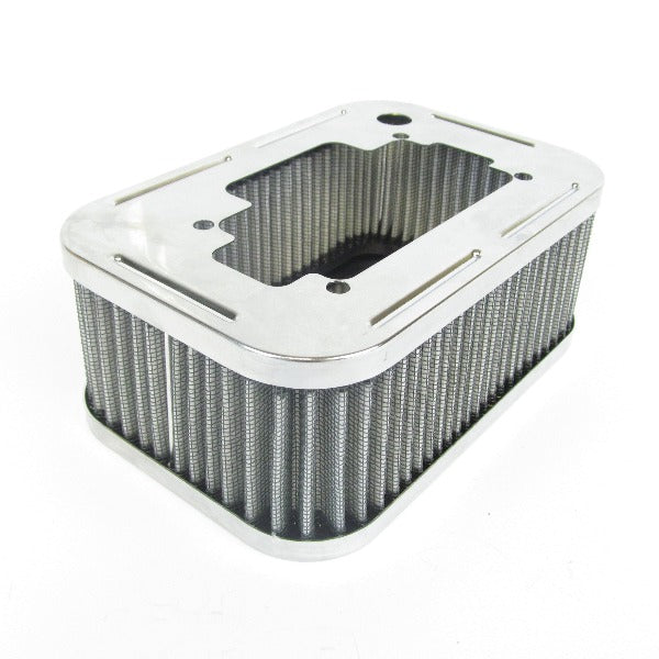 Filtre à air chrome 65mm Carburateur WEBER DGMS/DGAS/DGES