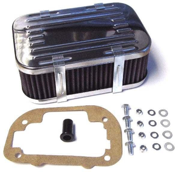Filtre à air chrome 65mm Carburateur WEBER DGV/DGAV/DGEV