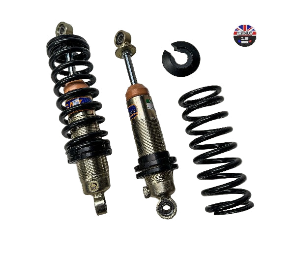 Paire d'amortisseurs combinés filetés GAZ Shocks 406mm/266mm - 160/105/B12-2/R12-2