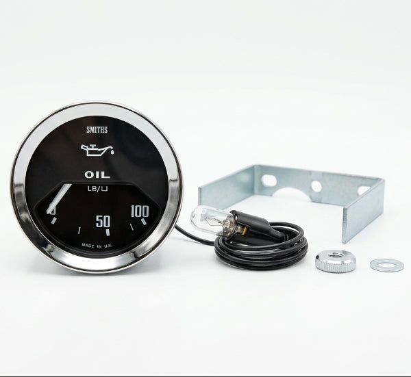 Manomètre Pression Huile électrique Smiths Classic 0-100psi