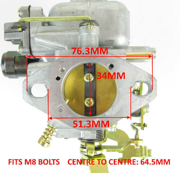 Kit Conversion WEBER Carburateur Motorcraft IV Saab V4 1498cc