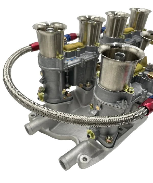 Kit Quadruple Carburateur WEBER 48 IDA pour Ford 289 / 302 V8 COBRA STYLE