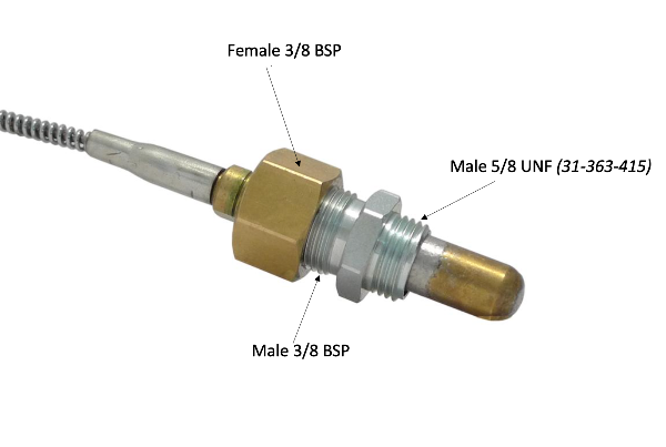 Manomètre Température d’Huile Smiths Classic GT40 52mm – 40-140°C