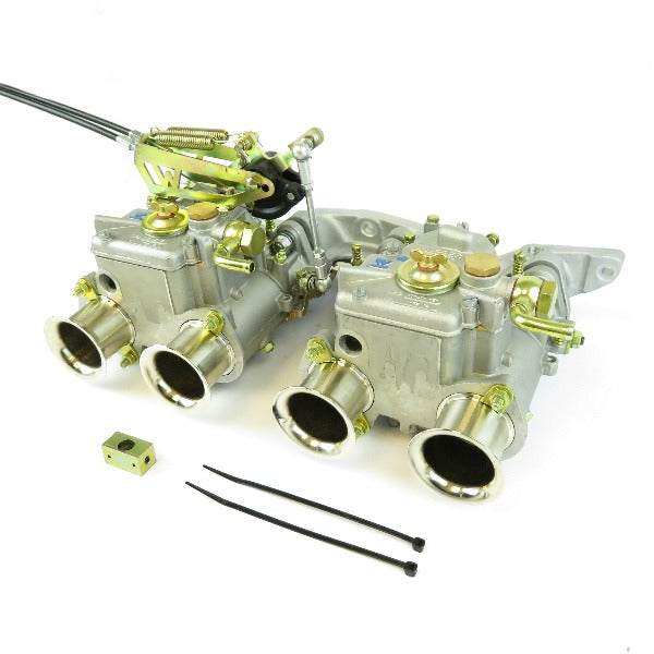 Commande Accélérateur Carburateur WEBER DCOE double cable supérieure.