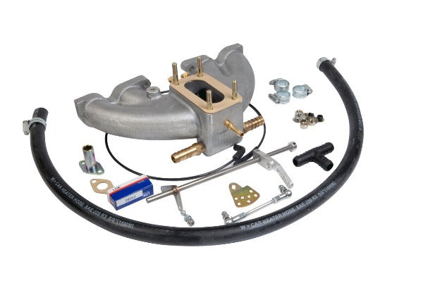Collecteur Admission Aluminium Volvo B18 B20 Carburateur WEBER 32/36 DGV / DGAV ou WEBER 38 DGMS / DGAS