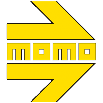 Logo Momo Flèche la référence volants pour autos de route ou de course