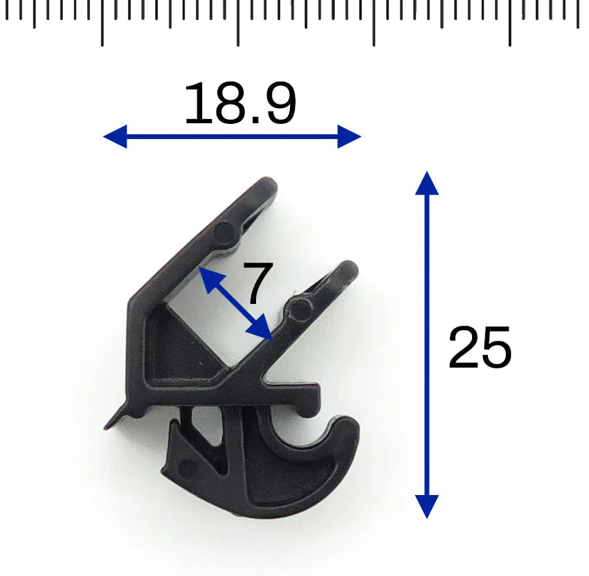 Clip béquille de capot Ford Escort, Fiesta, Sierra, Granada / Scorpio