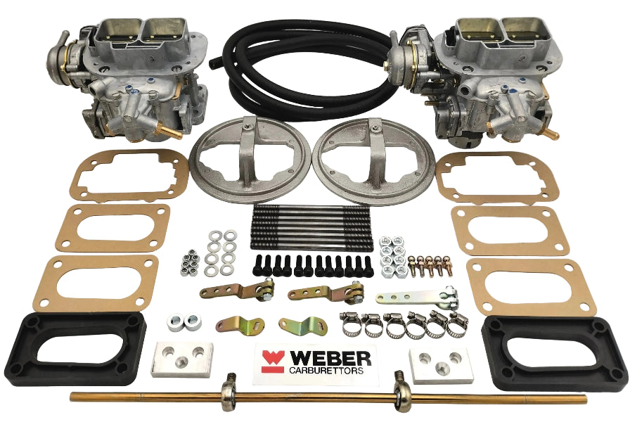 Kit double Carburateurs WEBER 38 DGAS pour BMW 2.5 2.8 3.0 Bavaria E3 E9 remplace Carburateur Zenith ou Solex)