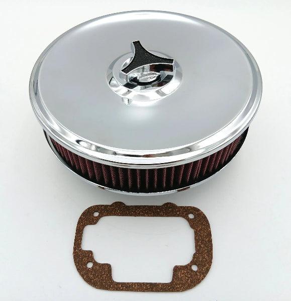 Filtre à air chrome 65mm Carburateur WEBER 32/36 DGV/DGAV/DGEV et 38DGMS / DGAS / DGES