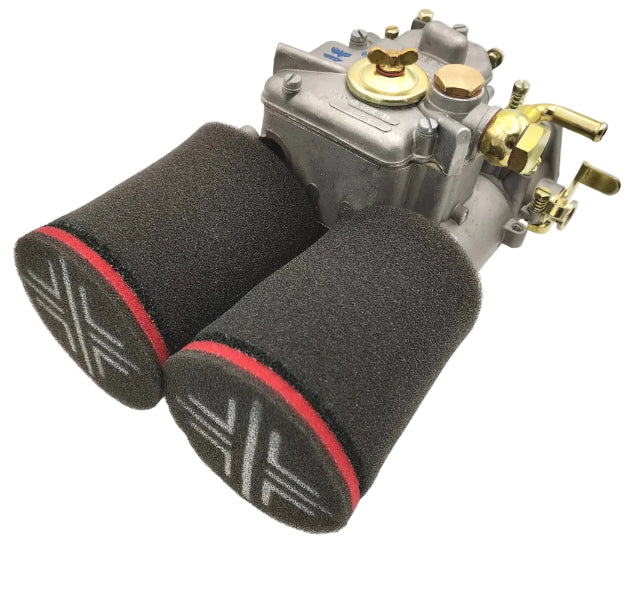 Chaussettes filtre à air Pipercross 110 mm pour trompettes Weber 45 DCOE