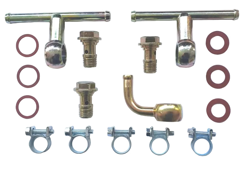 Kit raccords essence triple banjo Carburateur Weber DCOE DCO-SP