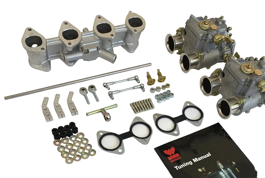 Kit conversion double carburateurs WEBER 40 DCOE – BMW 2002 / BMW E21 (4 cylindres)