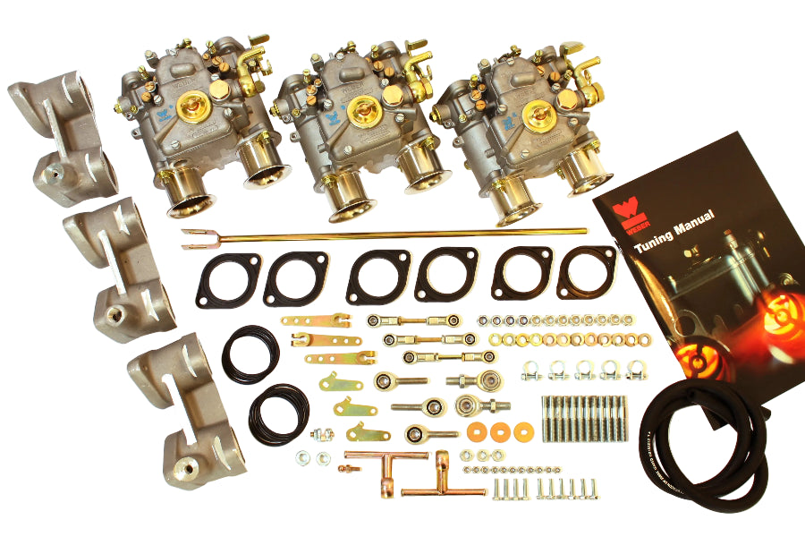 Kit conversion triple Carburateurs WEBER DCOE pour BMW M30 2.8 3.0 3.5 6 cylindres.