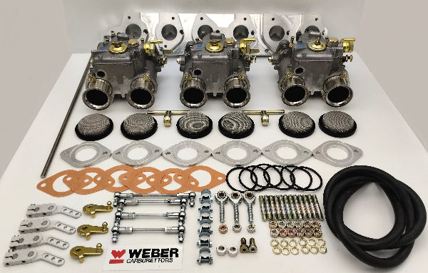 Kit conversion Triple Carburateurs WEBER DCOE – BMW E30 M20 2.3 / 2.5 (6 cylindres)