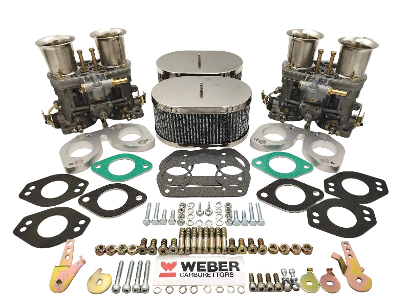 Kit Conversion 2 x Carburateurs WEBER 44 IDF PORSCHE 356/912 (Carburateurs Solex)