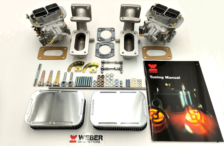 Kit Double Carburateurs WEBER 32/36 DGV Triumph TR6 remplace Carburateur Stromberg