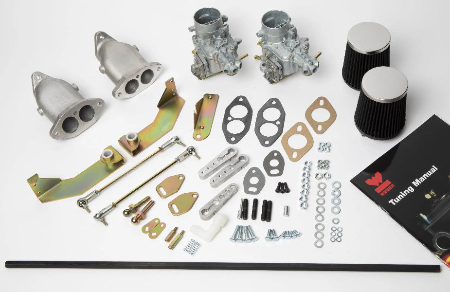 Kit Conversion 2 x Carburateurs WEBER 34 ICT Volkswagen Type 1 & Type 2