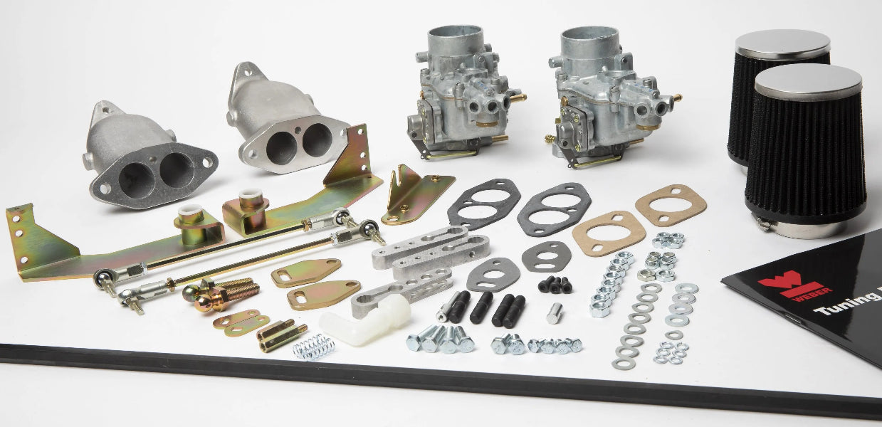 Kit Conversion 2 x Carburateurs WEBER 34 ICT Volkswagen Type 1 & Type 2