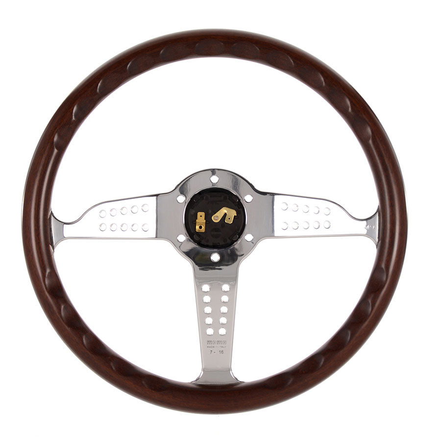 Volant MOMO Super Grand Prix Bois & Chrome