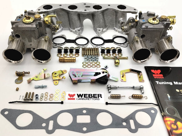 Doubles Carburateurs WEBER 45 DCOE avec pipe Admission Ford Pinto 2.0 OHC
