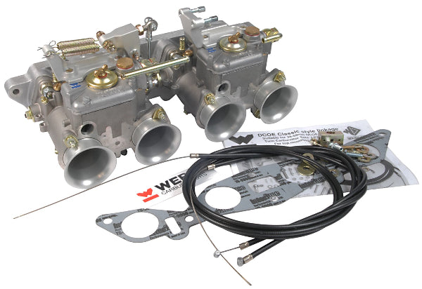 Doubles Carburateurs WEBER 45 DCOE avec pipe Admission Courte 28mm Ford Pinto 2.0 OHC