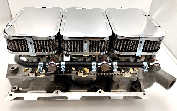 Kit Conversion Triple Carburateurs WEBER DCNF Ford V6 Cologne