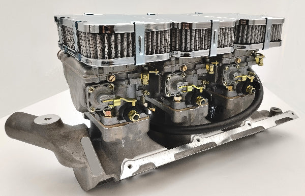 Kit Conversion Triple Carburateurs WEBER DCNF Ford V6 Cologne