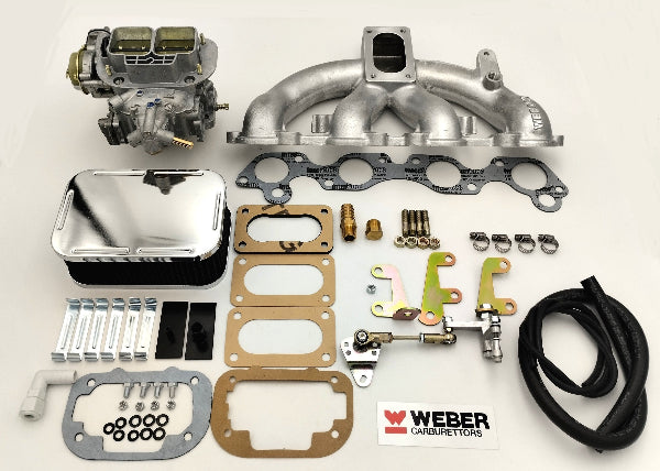 Kit conversion WEBER pour remplacement doubles Carburateur Solex Volvo Penta 2.1/2.3/2.5 (Marine) B21 B23 B25 aq125 aq145 aq131