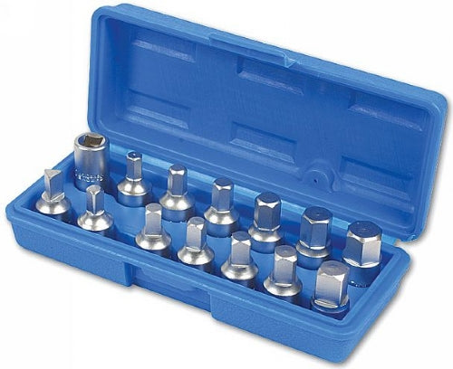 Coffret multi-embouts pour vis de vidange