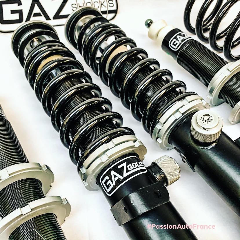 GAZ Shocks GOLD Adjustable Coilover Suspension Kit for BMW E12