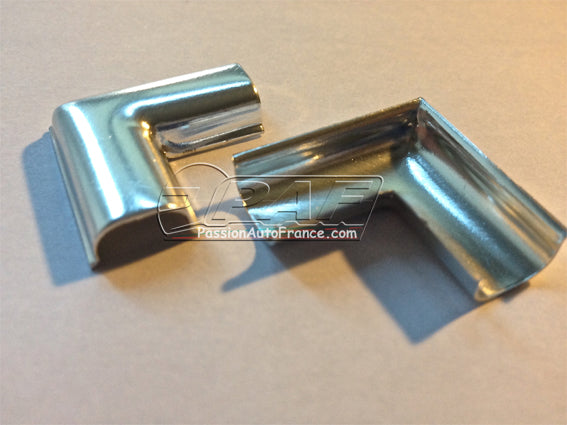 Paire de couvres joints pour jonc Chrome / Insert chrome Pare Brise Ford Escort MK3 / MK4