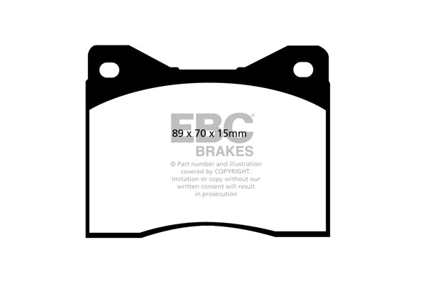 Plaquettes Freins EBC DP2753/2 Green BMW 2000 2002 E3 E9 E12 E24 E23