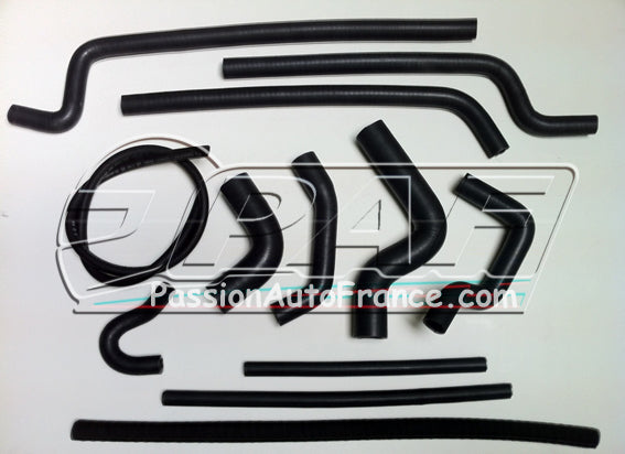 Kit Durites Silicone Ford Capri MK1 V6 2.0L – Refroidissement & Chauffage – 3 Plis Haute Température