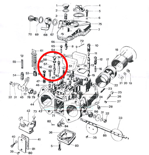 Gicleur Pompe de reprise Carburateur WEBER DCO DCOE DCO/SP DCOM