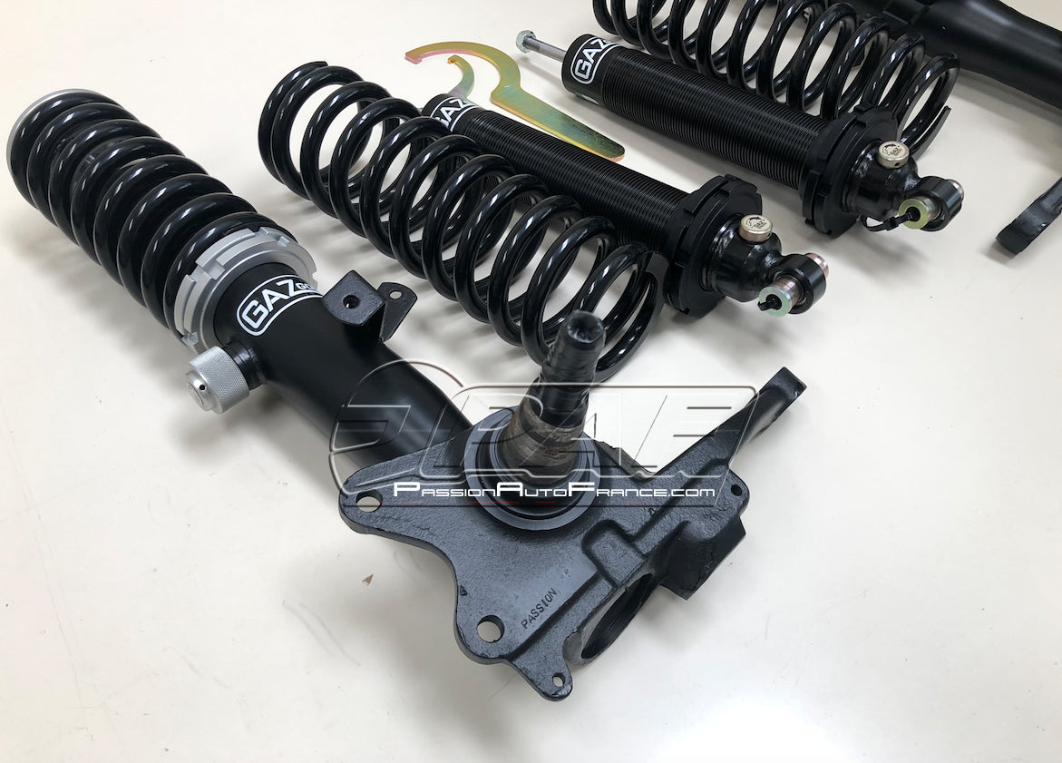 BMW E21 GAZ Shocks GOLD Adjustable Front and Rear Coilover Suspension Kit