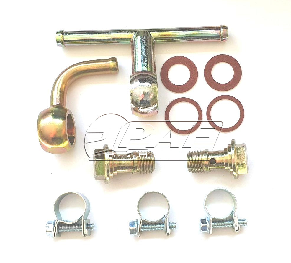 Banjo Fuel Fitting Kit for Dual Weber DCOE DCO/SP Carburetors