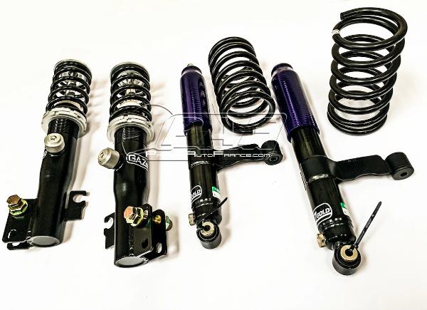 Kit Amortisseurs Combinés Ressorts AV AR Ford Fiesta MK1 MK2 GAZ Shocks Gold