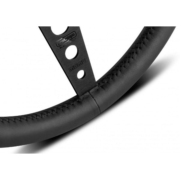 MOMO Prototipo Black Edition 350mm Steering Wheel | PAFCLASSIC®