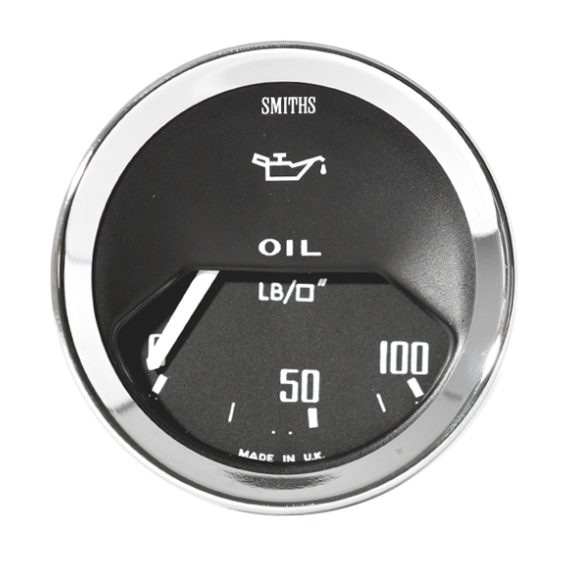 Manomètre Pression Huile électrique Smiths Classic 0-100psi