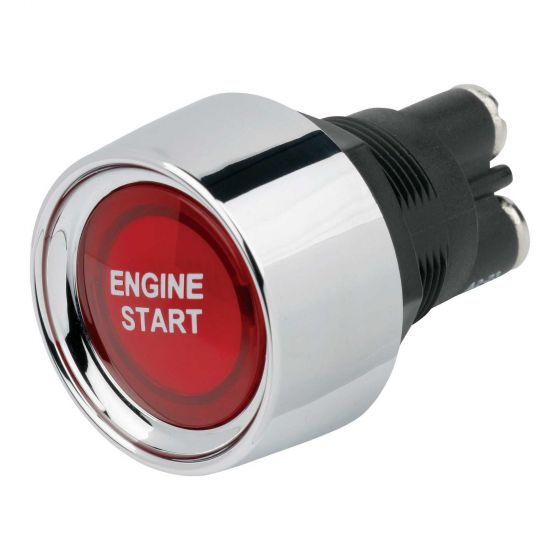 Bouton Démarreur Rouge Illuminé.