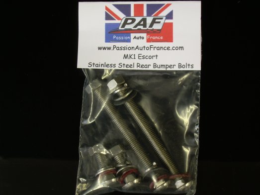 Boulons Pare Chocs AR Escort MK1 RS2000 Mexico