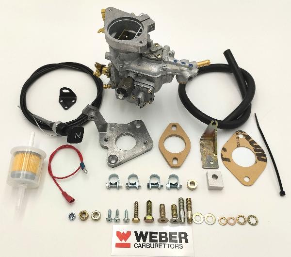 Kit Conversion WEBER Carburateur Ford Motorcraft VV 1.6 OHC Capri Cortina Sierra Sapphire Taunus Boite Auto (1980-85)