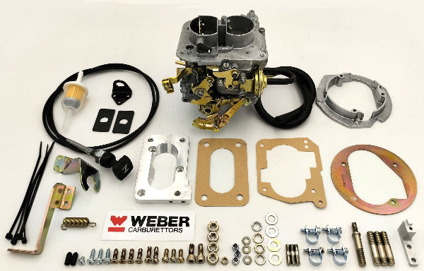 Kit conversion WEBER pour remplacement carburateur Pierburg 2E2 Audi 80 / Audi 80 Coupe / VW Passat 1781cc boite manuelle à partir de 1982