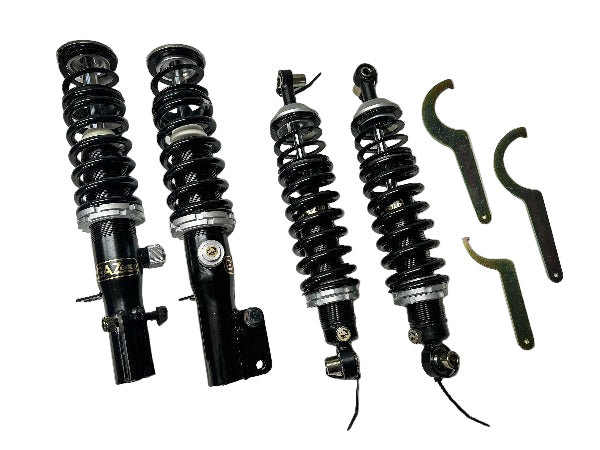 Kit Amortisseurs Combinés Filetés Réglables GAZ Shocks Gold pour Porsche 944