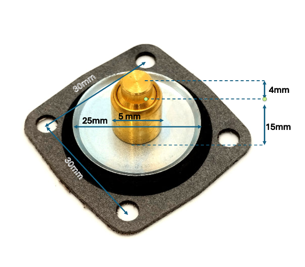 Membrane pompe de reprise Carburateur WEBER 28/36 DARA DAR DIR DMSA DMS
