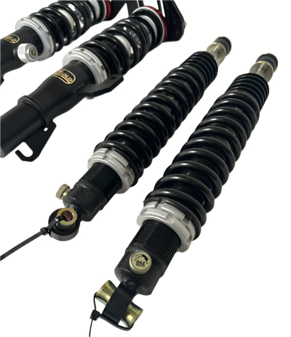 Kit Amortisseurs Combinés filetés réglables GAZ Shock GOLD Renault Clio 200